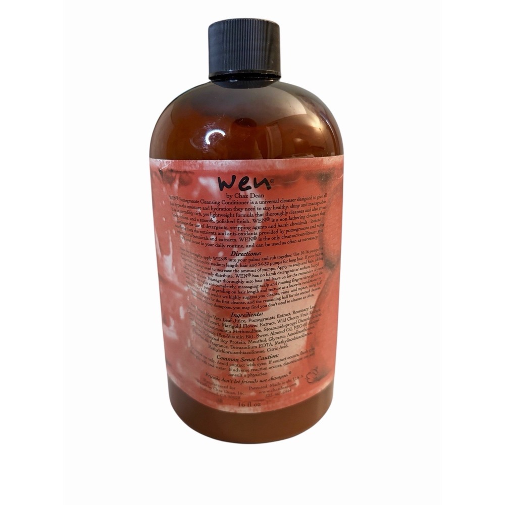 Wen Cleansing Conditioner Pomegranate Scent 16 oz / 473ml Sealed (no Pump) - Picture 2 of 3